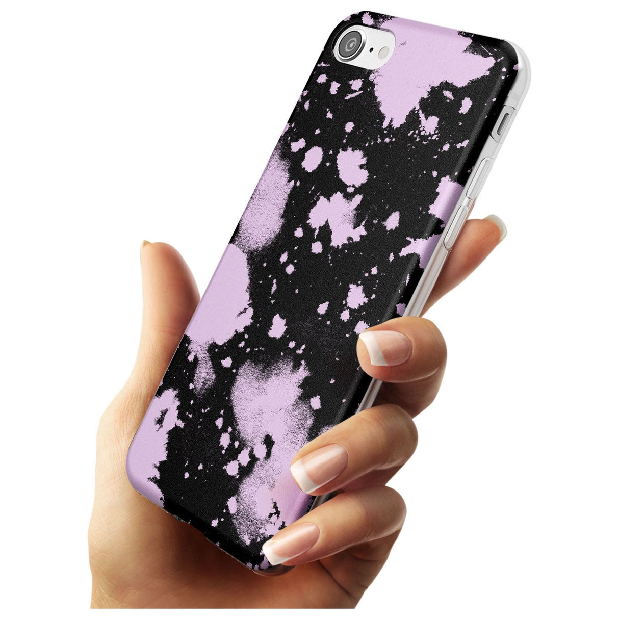 Pink & Black Acid Wash Tie-Dye iPhone Case   Phone Case - Case Warehouse