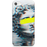 GLITCHED FRAGMENT Black Impact Phone Case for iPhone SE 8 7 Plus