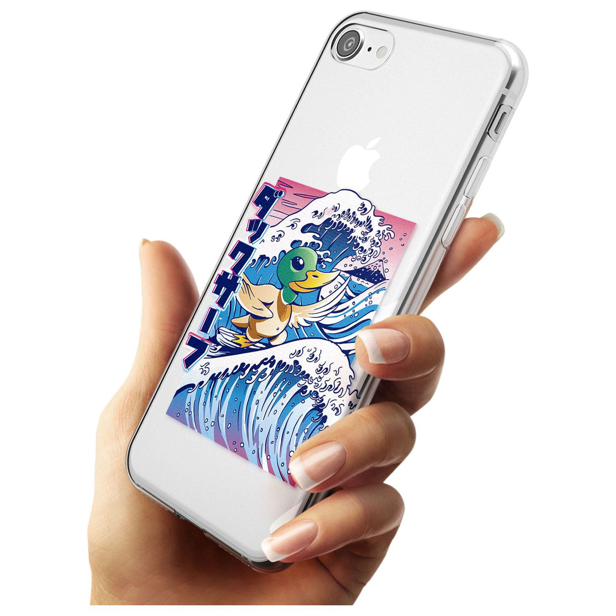 Duck Surf Slim TPU Phone Case for iPhone SE 8 7 Plus