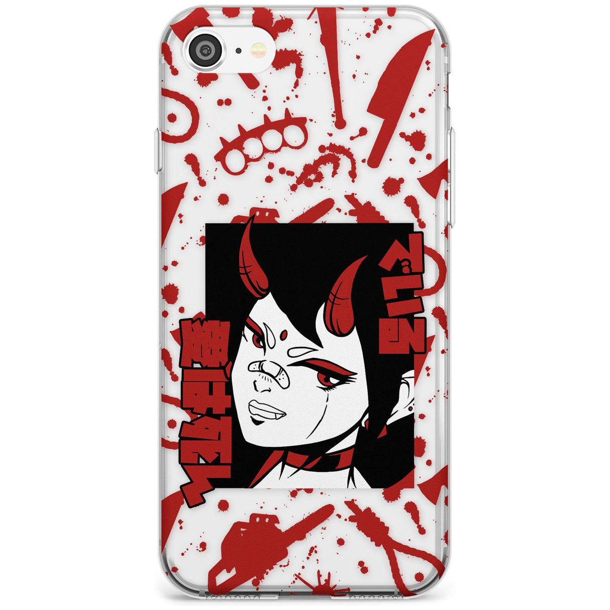 She's a Devil Slim TPU Phone Case for iPhone SE 8 7 Plus