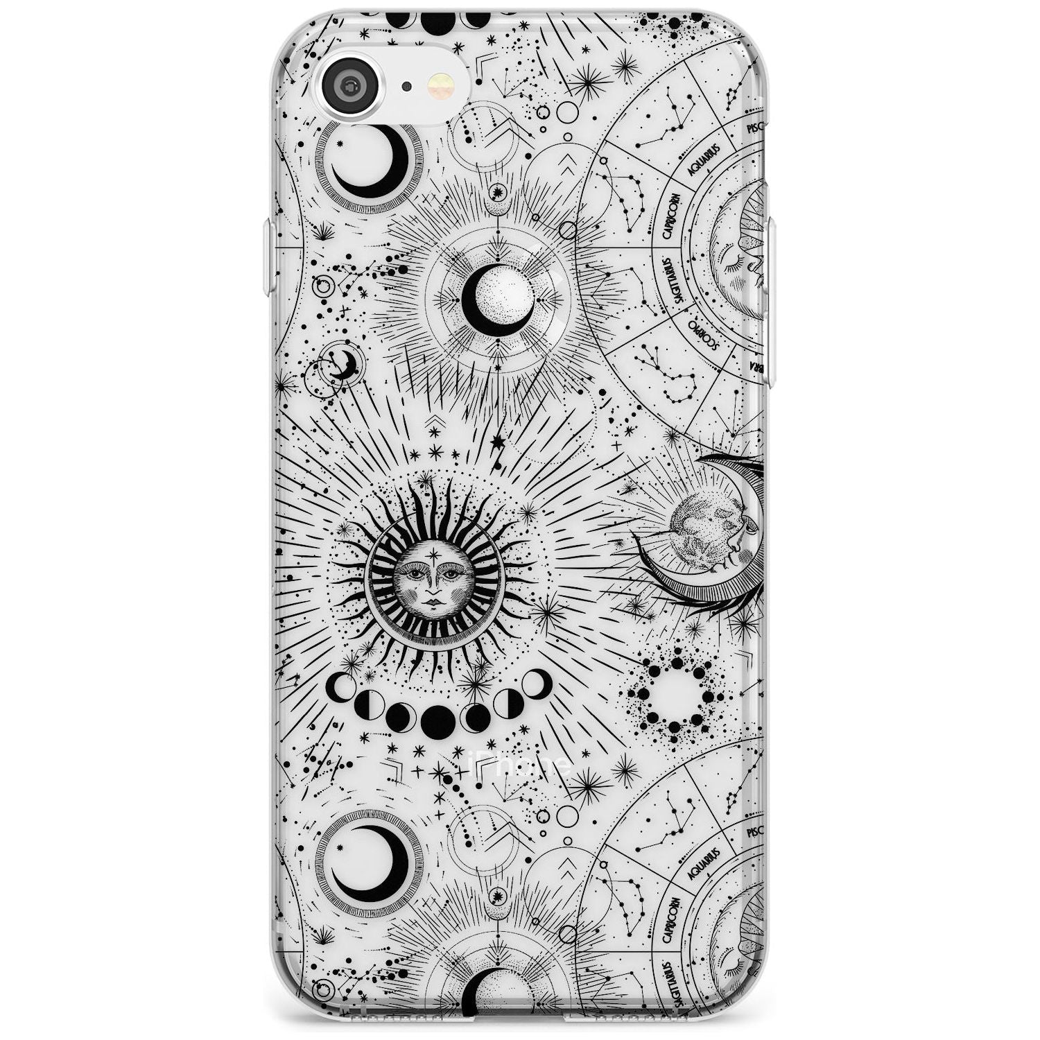 Transparent Suns & Zodiac Charts iPhone Case  Slim Case Phone Case - Case Warehouse