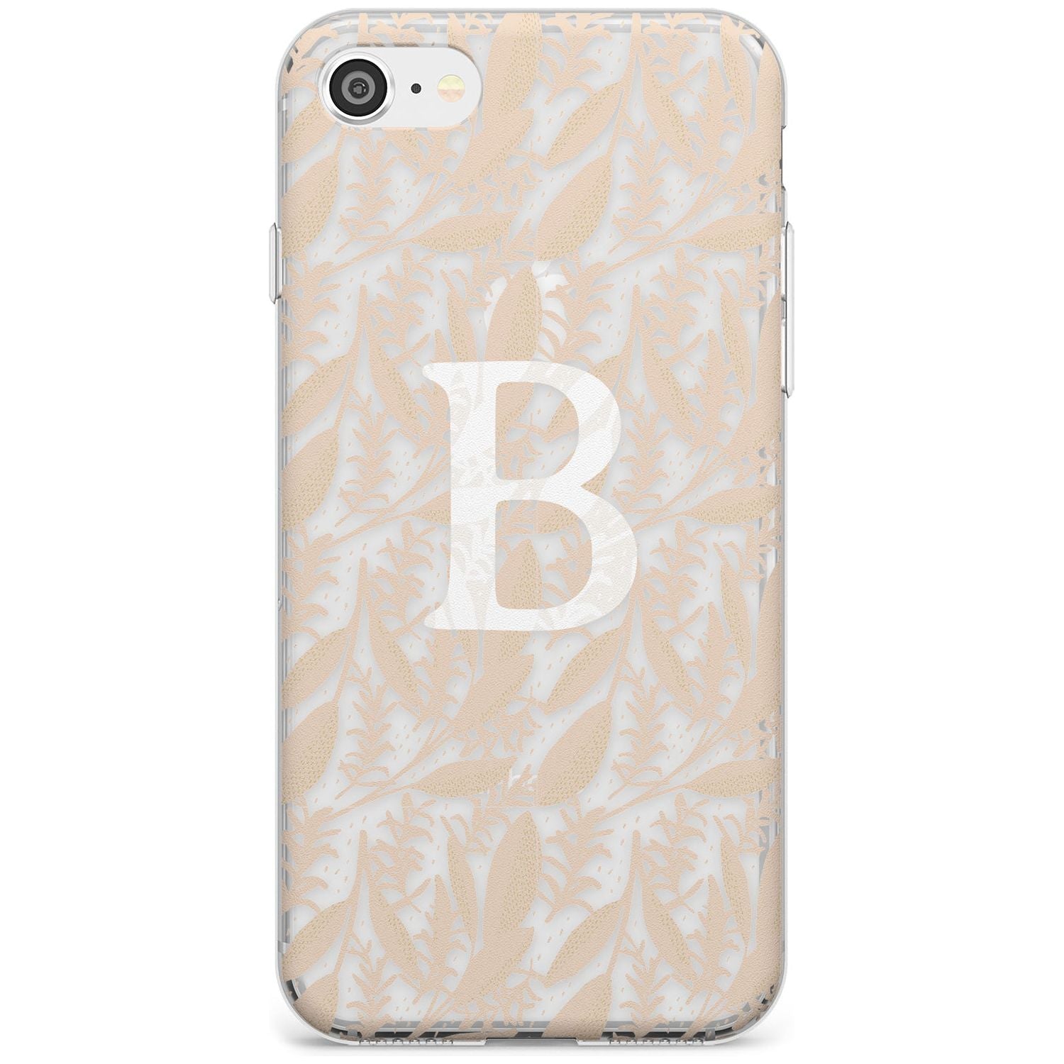 Subtle Monogram Abstract Floral iPhone Case  Slim Case Custom Phone Case - Case Warehouse