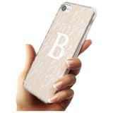 Subtle Monogram Abstract Floral iPhone Case   Custom Phone Case - Case Warehouse