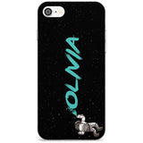 Graffiti Astronaut Black Impact Phone Case for iPhone SE 8 7 Plus