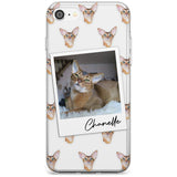 Personalised Abyssinian Cat Photo Slim TPU Phone Case for iPhone SE 8 7 Plus