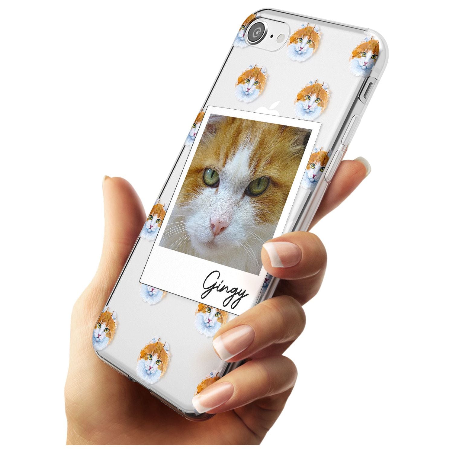 Personalised American Curl Photo Slim TPU Phone Case for iPhone SE 8 7 Plus