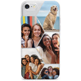 Personalised Heart Photo Grid Phone Case for iPhone SE