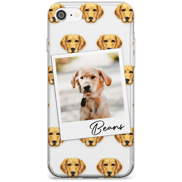 Labrador - Custom Dog Photo Black Impact Phone Case for iPhone SE 8 7 Plus