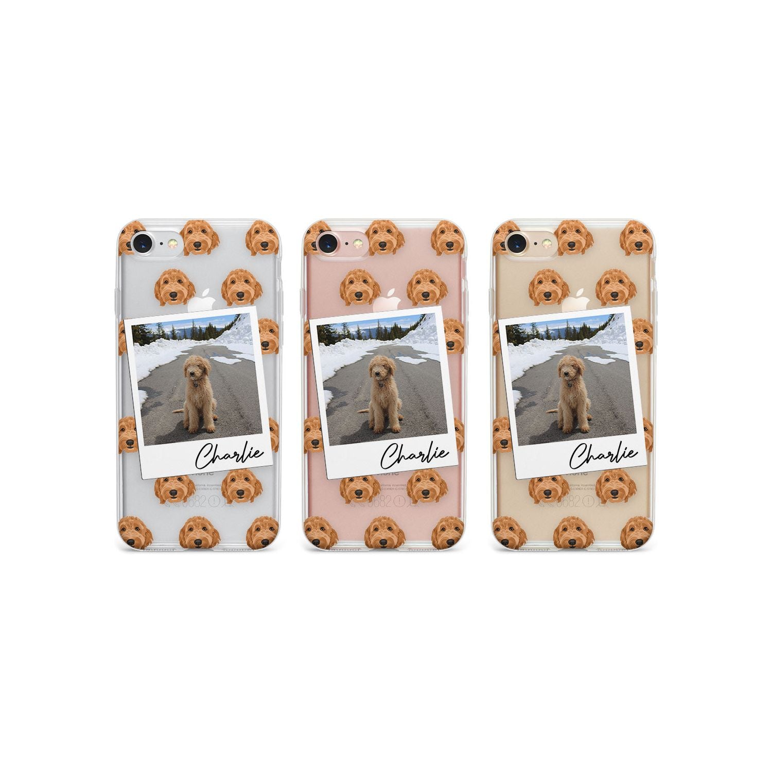 Personalised Personalised Golden Doodle - Dog Photo Phone Case for iPhone SE