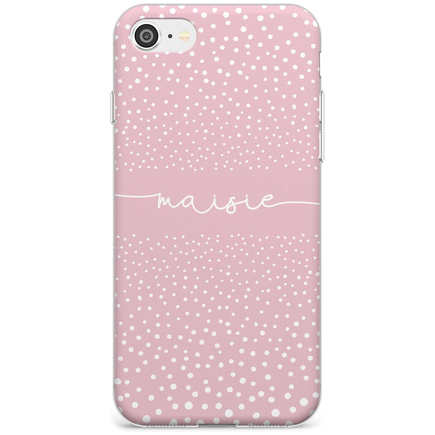 Custom Pink Dots iPhone Case  Slim Case Custom Phone Case - Case Warehouse