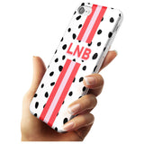 Custom Polka & Pink Stripe iPhone Case   Custom Phone Case - Case Warehouse