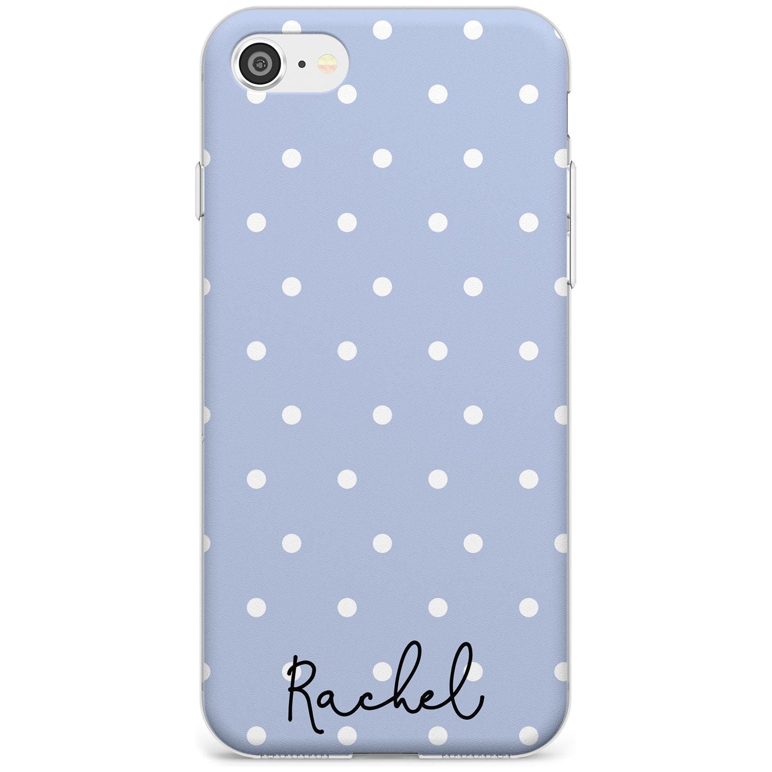 Simple Light Blue Dots iPhone Case  Slim Case Custom Phone Case - Case Warehouse
