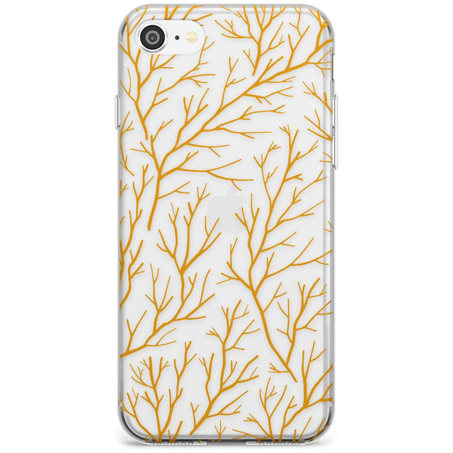 Personalised Bramble Branches Pattern Slim TPU Phone Case for iPhone SE 8 7 Plus