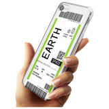 Earth Custom Space Travel Ticket iPhone Case   Custom Phone Case - Case Warehouse