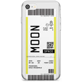 Moon Custom Space Travel Ticket iPhone Case  Slim Case Custom Phone Case - Case Warehouse