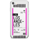 Los Angeles Boarding Pass iPhone Case  Slim Case Custom Phone Case - Case Warehouse