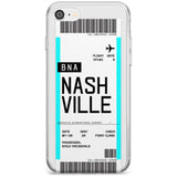 Nashville Boarding Pass iPhone Case  Slim Case Custom Phone Case - Case Warehouse