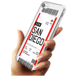 San Diego Boarding Pass iPhone Case   Custom Phone Case - Case Warehouse