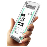 Lisbon Boarding Pass iPhone Case   Custom Phone Case - Case Warehouse