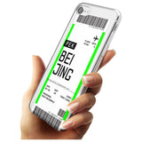 Beijing Boarding Pass iPhone Case   Custom Phone Case - Case Warehouse