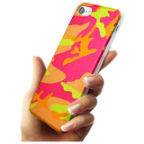 Neon Camo Slim TPU Phone Case for iPhone SE 8 7 Plus