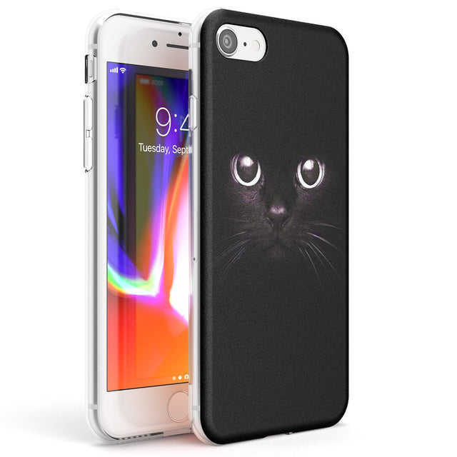 Black Cat Phone Case iPhone 7/8 / Clear Case,iPhone SE / Clear Case Blanc Space