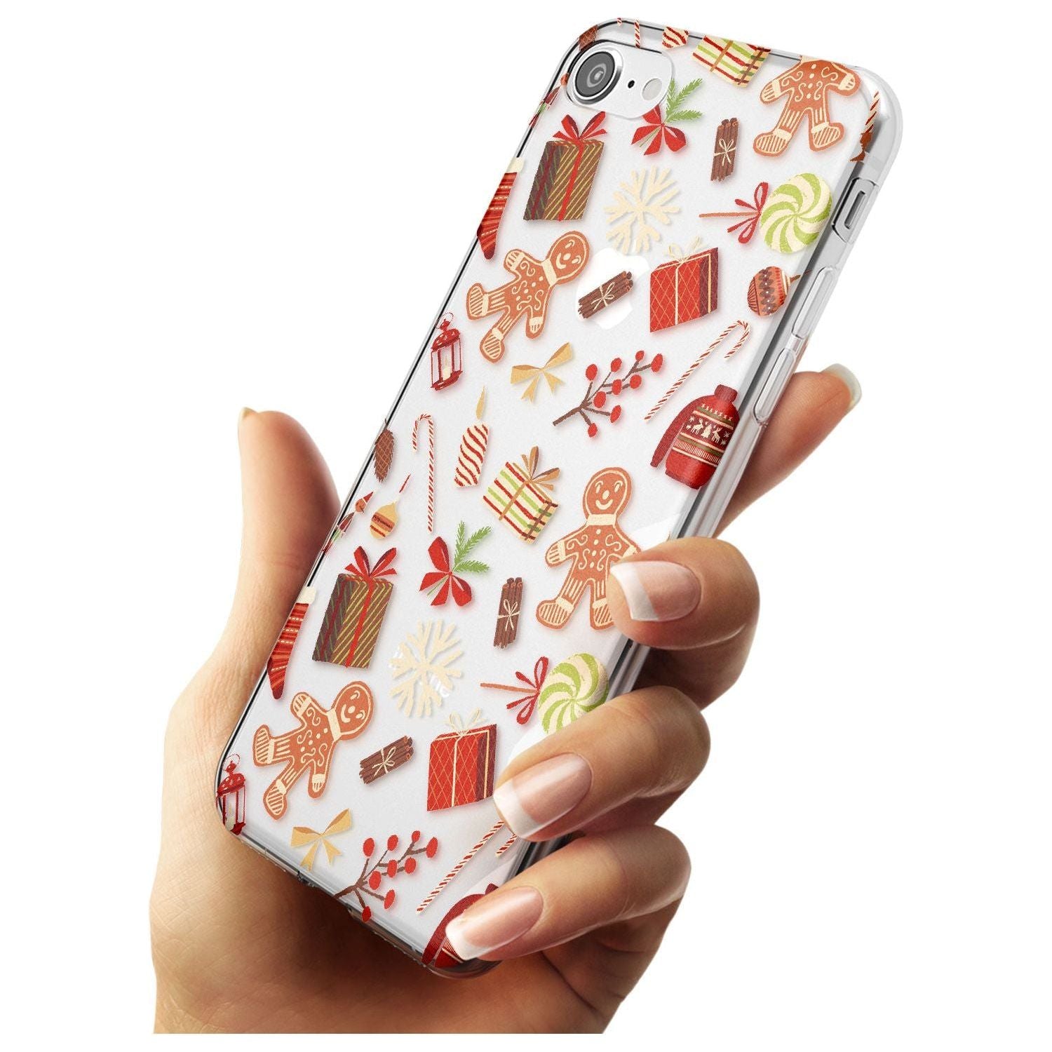 Christmas Assortments Slim TPU Phone Case for iPhone SE 8 7 Plus