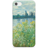 Banks of the Seine by Claude Monet Black Impact Phone Case for iPhone SE 8 7 Plus