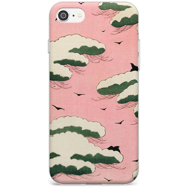 Japanese Pink Sky by Watanabe Seitei Black Impact Phone Case for iPhone SE 8 7 Plus