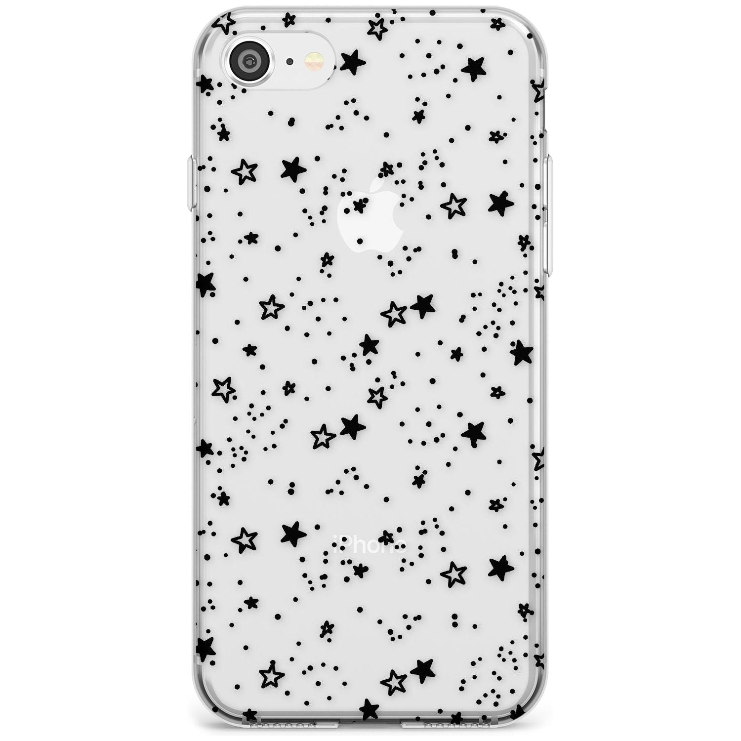 Mixed Stars Slim TPU Phone Case for iPhone SE 8 7 Plus