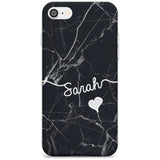 Black Marble iPhone Case  Slim Case Custom Phone Case - Case Warehouse