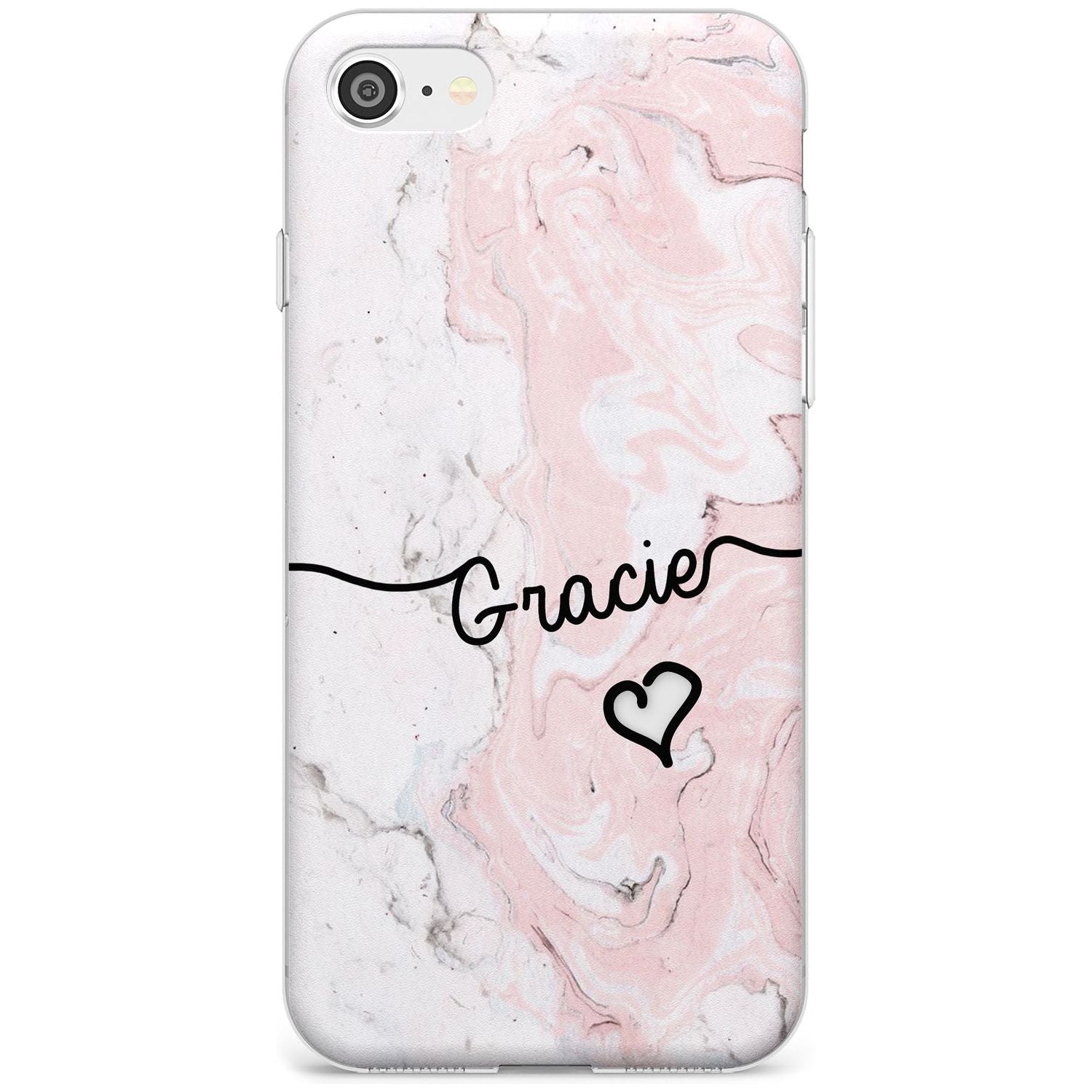 Pink Marble iPhone Case  Slim Case Custom Phone Case - Case Warehouse