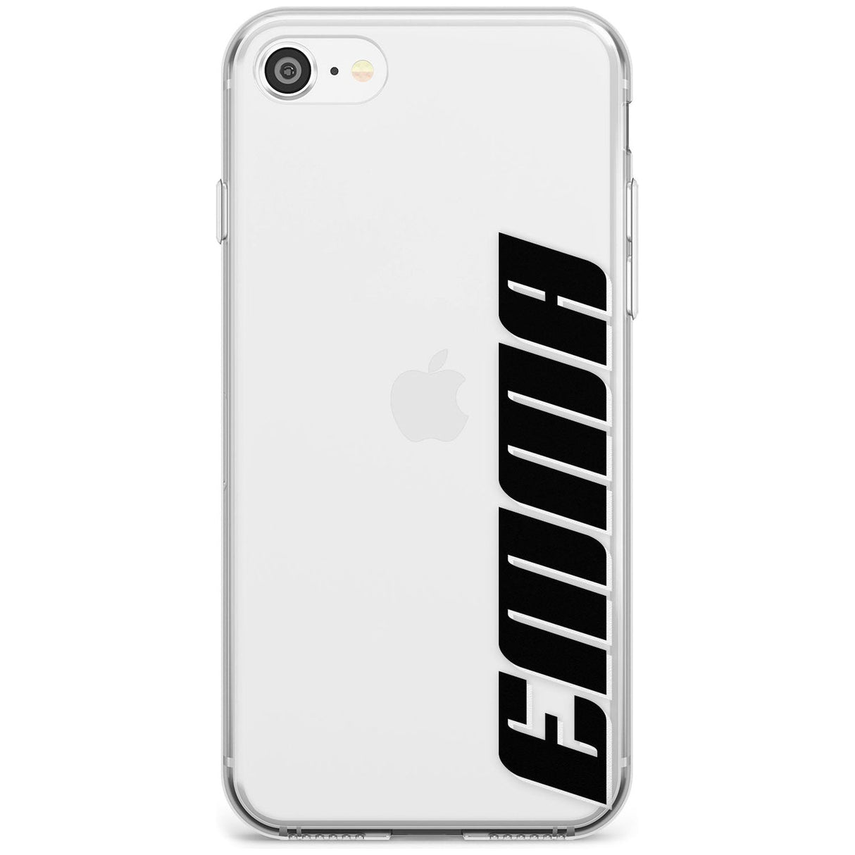 Custom Iphone Case 4A Black Impact Phone Case for iPhone SE 8 7 Plus