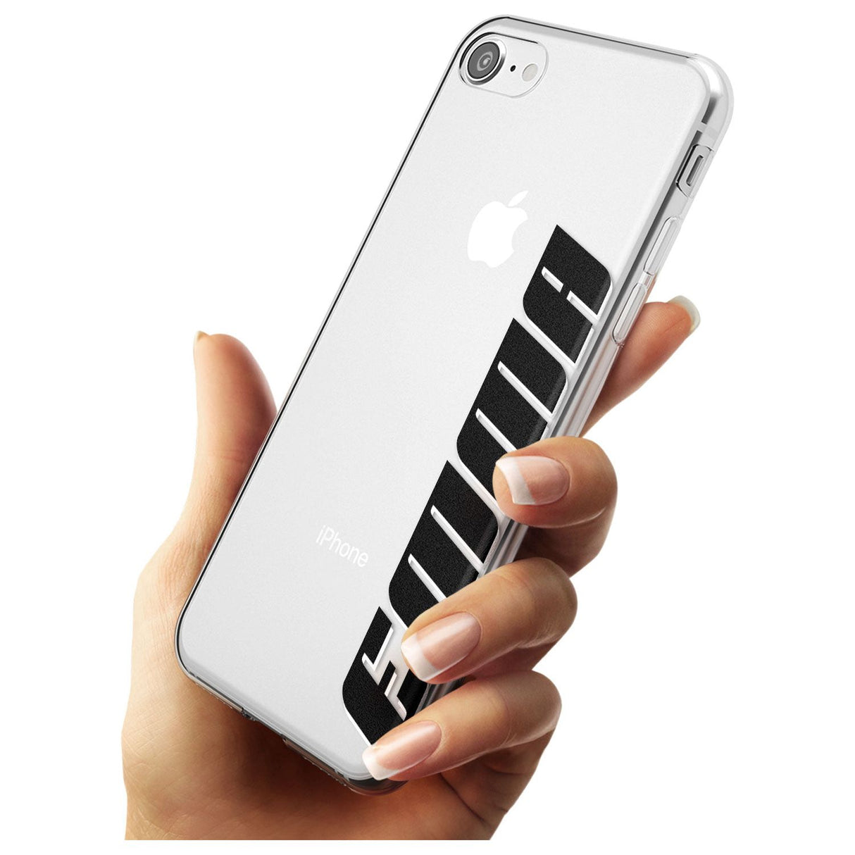 Custom Iphone Case 4A Black Impact Phone Case for iPhone SE 8 7 Plus