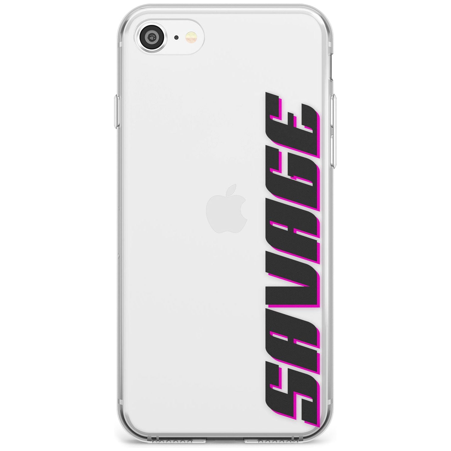 Custom Iphone Case 4C Black Impact Phone Case for iPhone SE 8 7 Plus