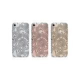 Damascus Steel Phone Case for iPhone SE