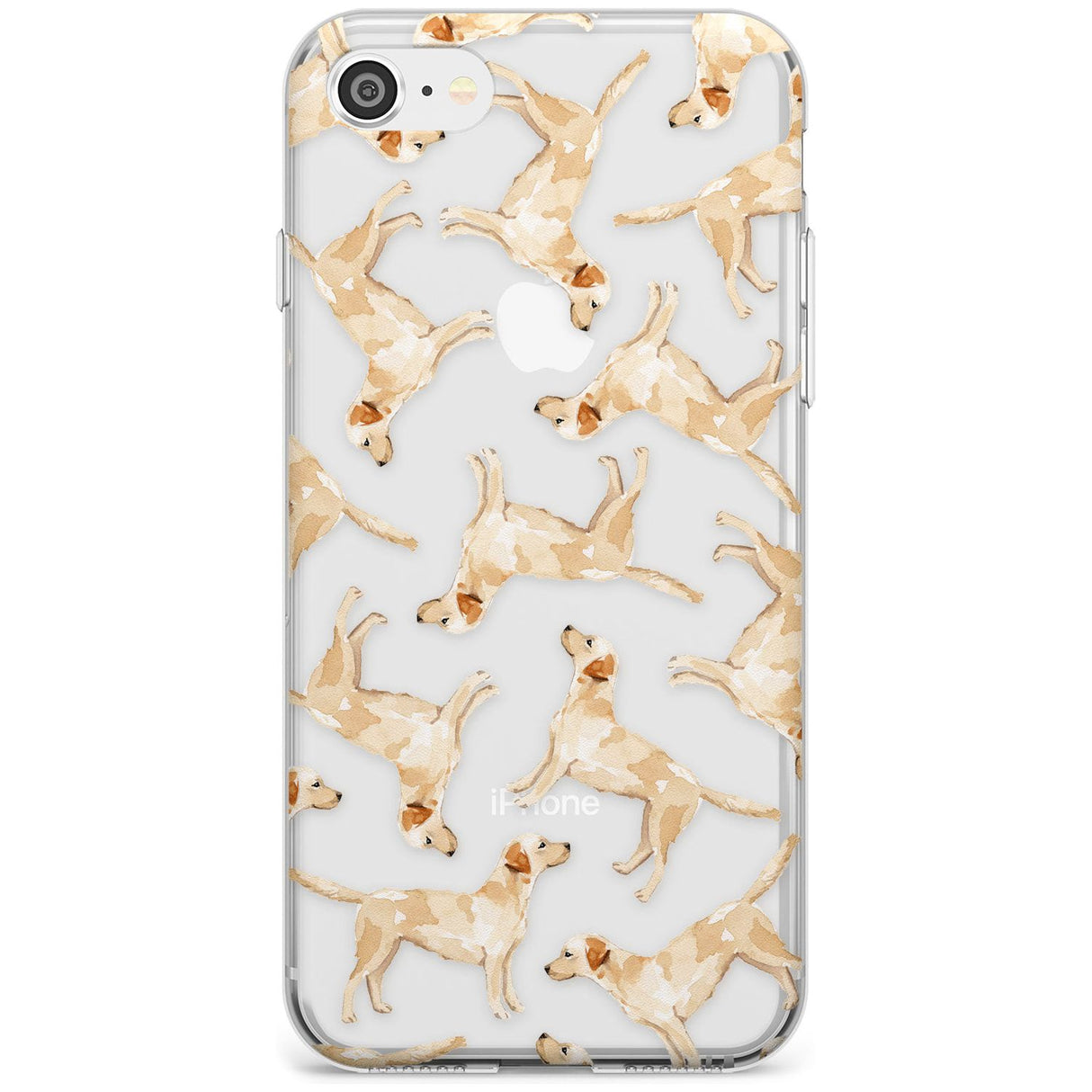 Yellow Labrador Watercolour Dog Pattern