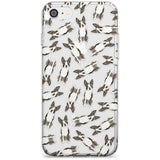 Boston Terrier Watercolour Dog Pattern Slim TPU Phone Case for iPhone SE 8 7 Plus