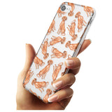 Hungarian Vizsla Watercolour Dog Pattern Slim TPU Phone Case for iPhone SE 8 7 Plus