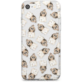 Shih tzu (Long Hair) Watercolour Dog Pattern Slim TPU Phone Case for iPhone SE 8 7 Plus