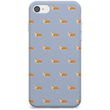 Pembroke Welsh Corgi Dog Pattern Slim TPU Phone Case for iPhone SE 8 7 Plus