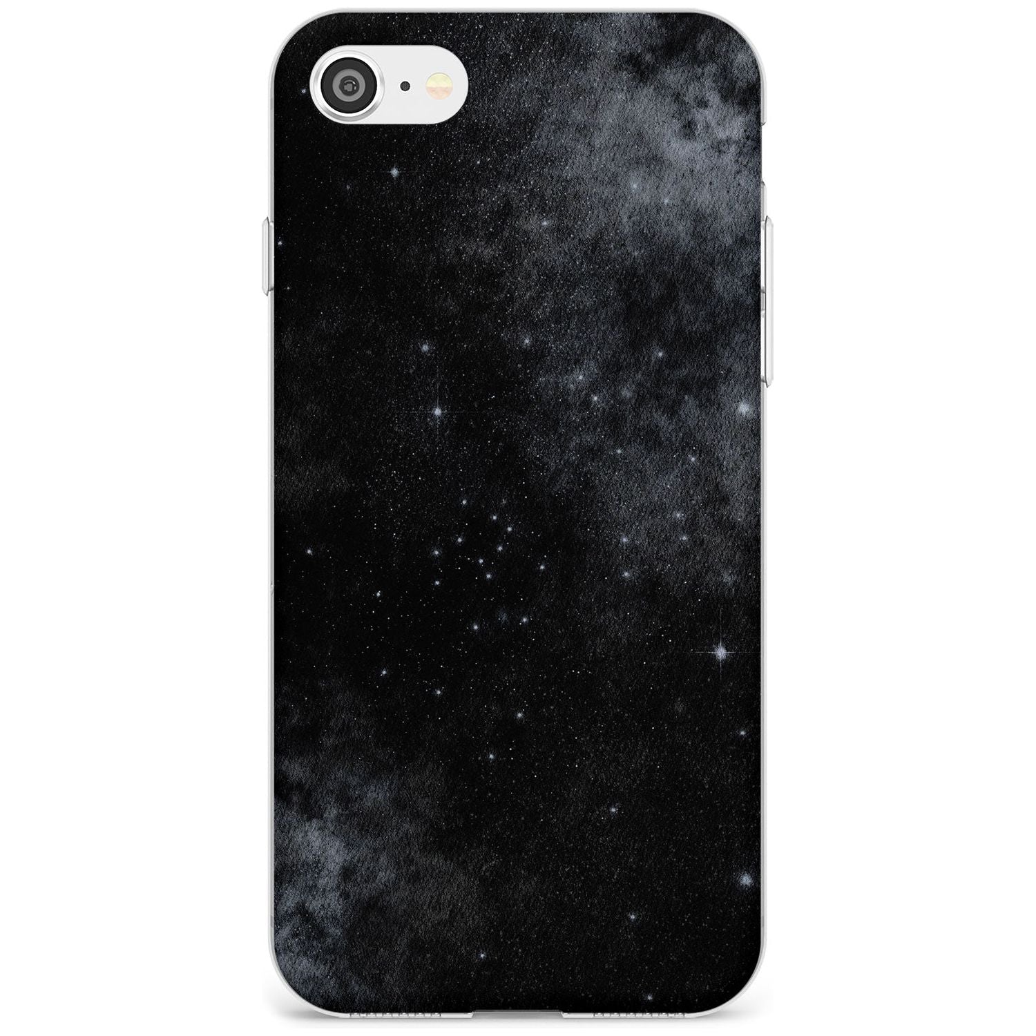 Night Sky Galaxies: Shimmering Stars Phone Case iPhone 7/8 / Clear Case,iPhone SE / Clear Case Blanc Space