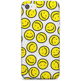 Happy Face Clear Pattern iPhone Case  Slim Case Phone Case - Case Warehouse