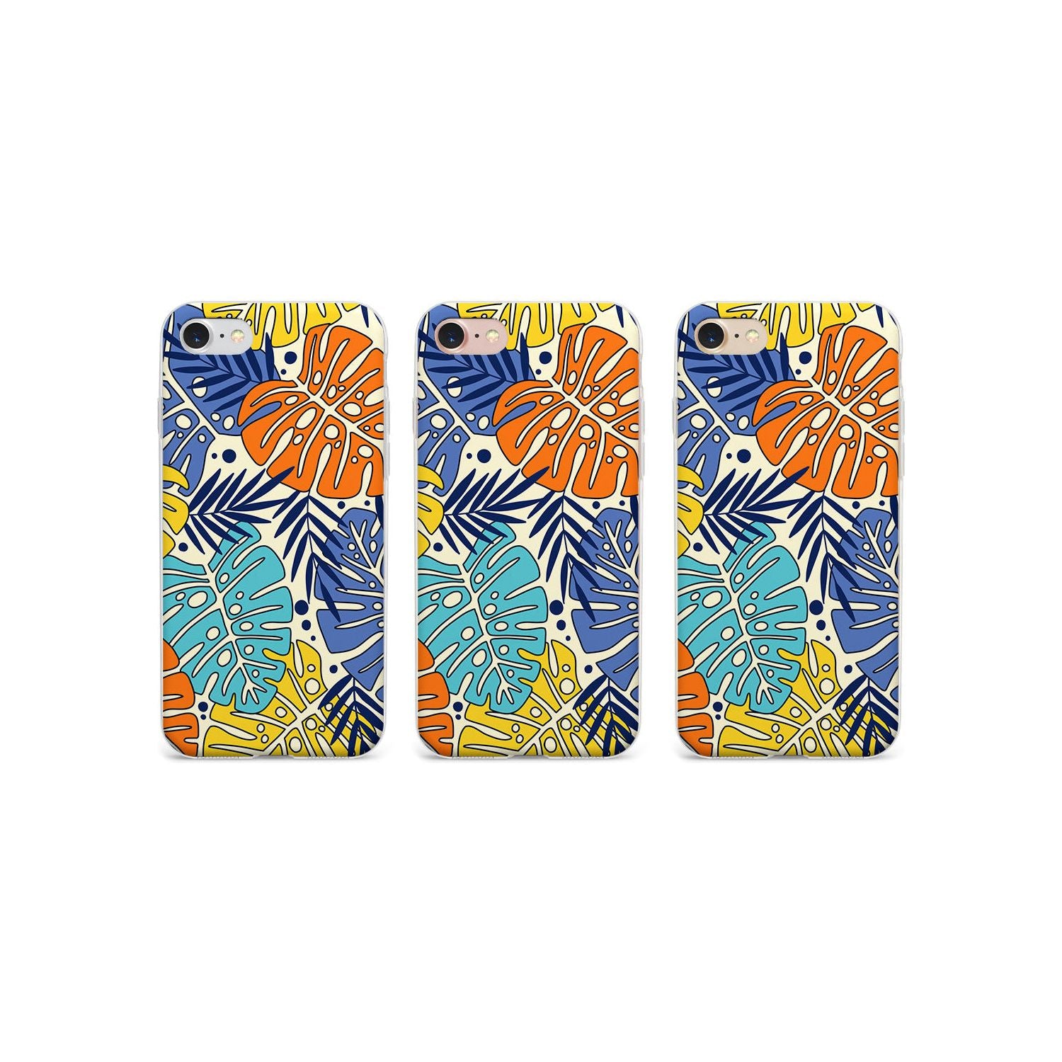 Abstract Leaves Phone Case for iPhone SE