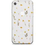 Mixed Yellow Flowers - Dried Flower-Inspired Slim TPU Phone Case for iPhone SE 8 7 Plus