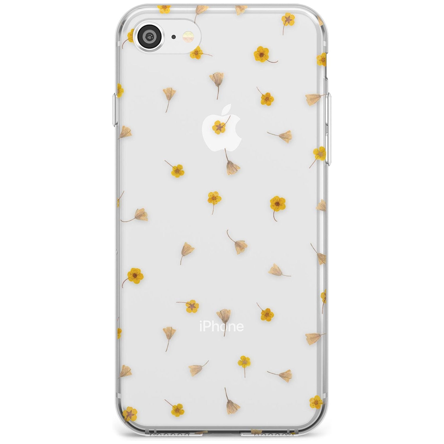 Small Flower Mix - Dried Flower-Inspired Design Slim TPU Phone Case for iPhone SE 8 7 Plus