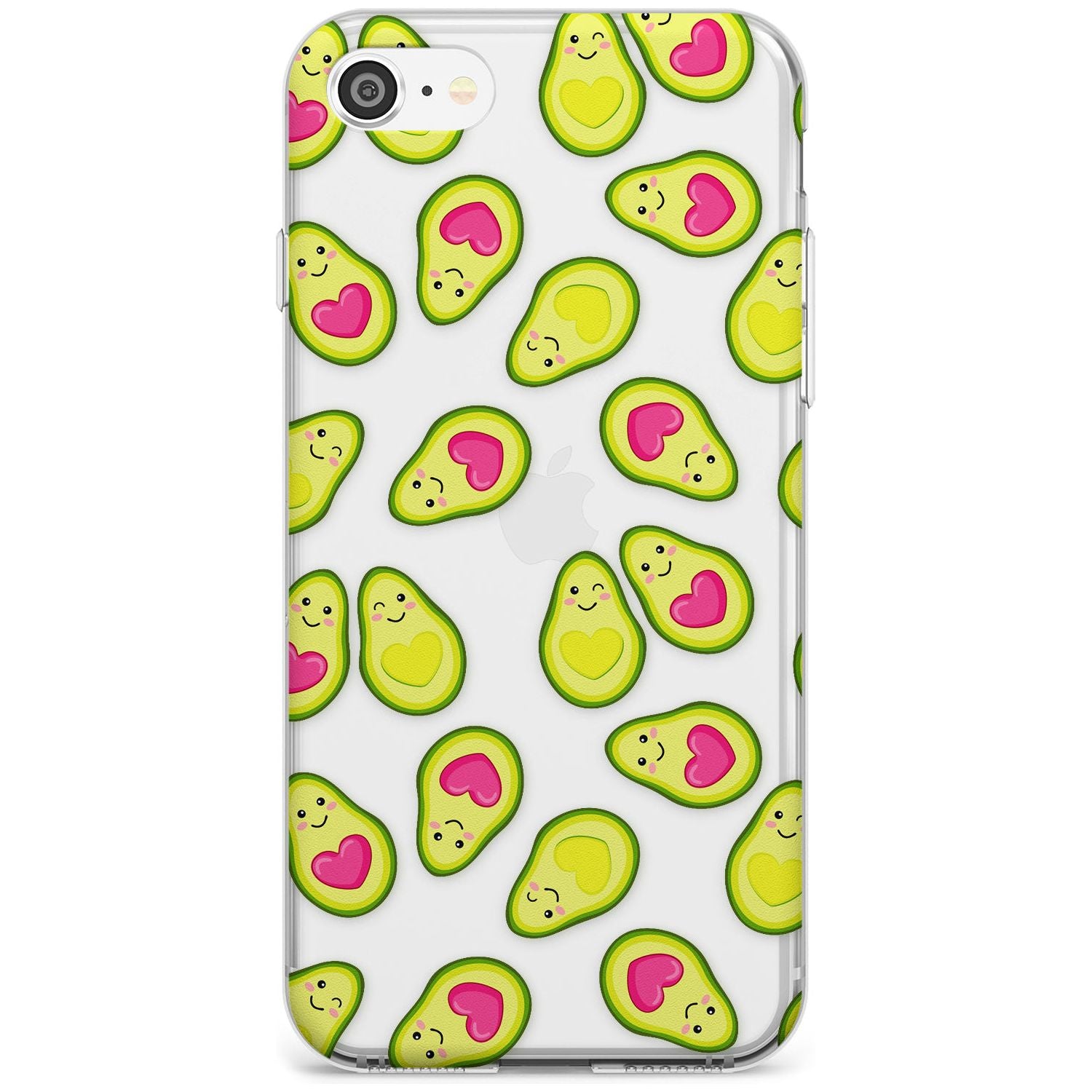 Avocado Love Slim TPU Phone Case for iPhone SE 8 7 Plus