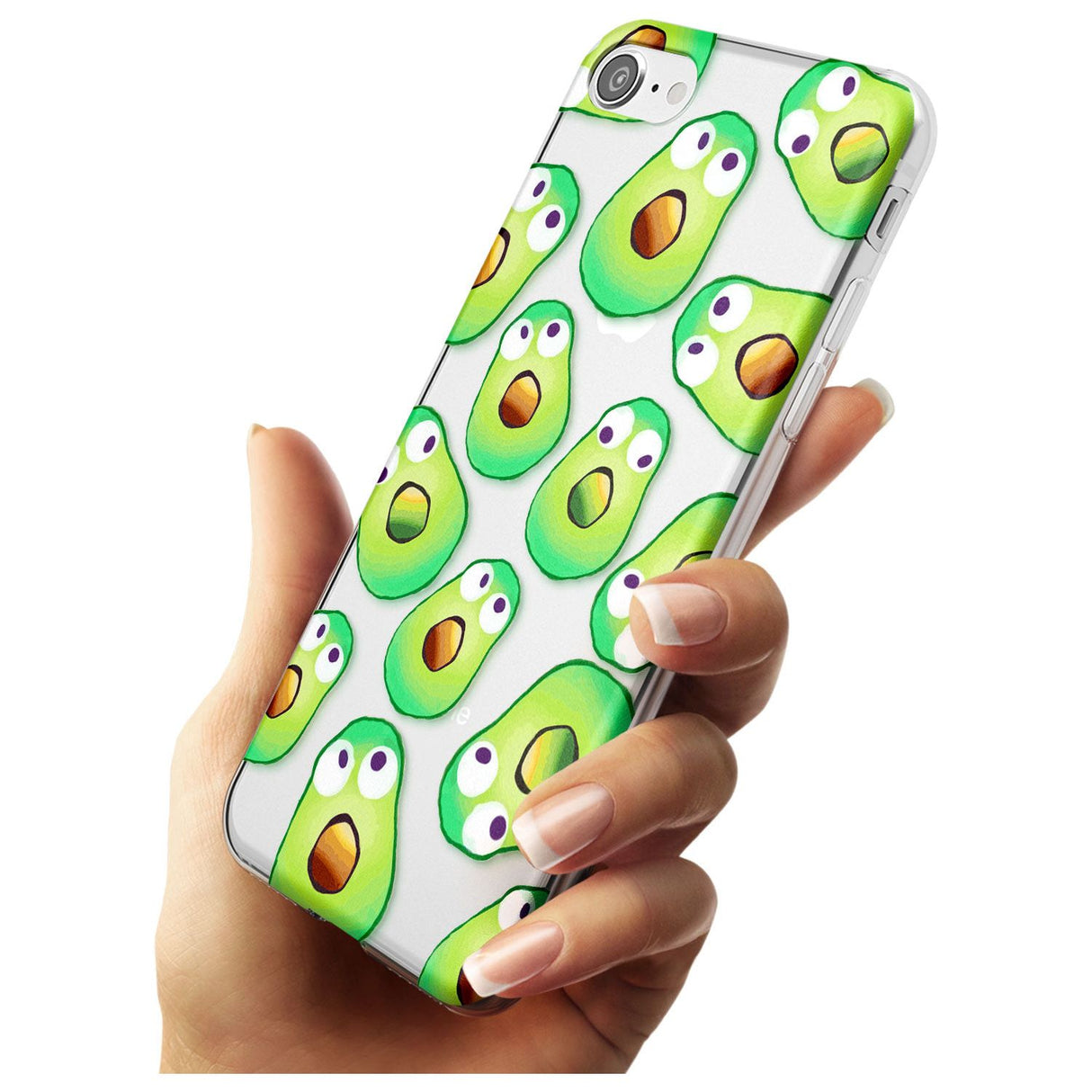 Shocked Avocados Slim TPU Phone Case for iPhone SE 8 7 Plus