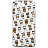 Coffee Cup Pattern Slim TPU Phone Case for iPhone SE 8 7 Plus