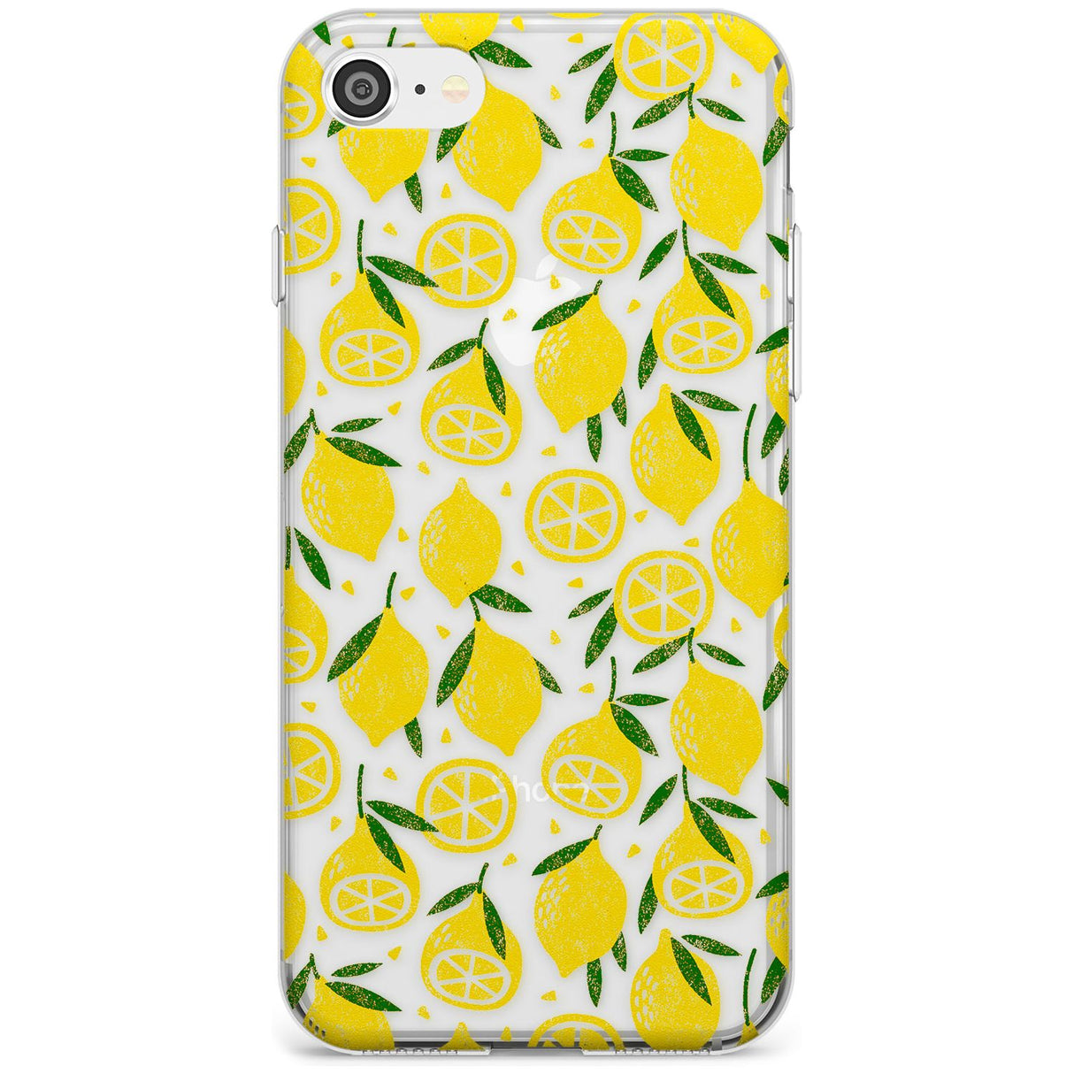 Bright Lemon Fruity Pattern iPhone Case  Slim Case Phone Case - Case Warehouse